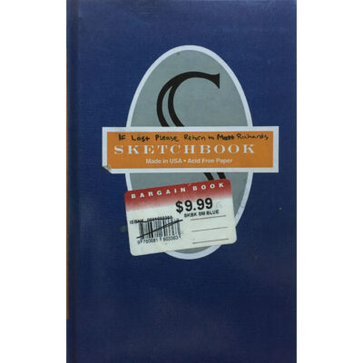 Matt Richards Blue Sketchbook